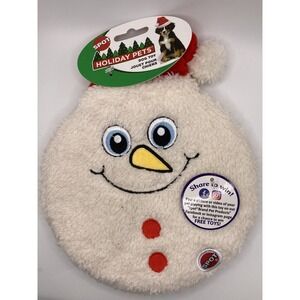 Spot Snowman Face Dog Toy